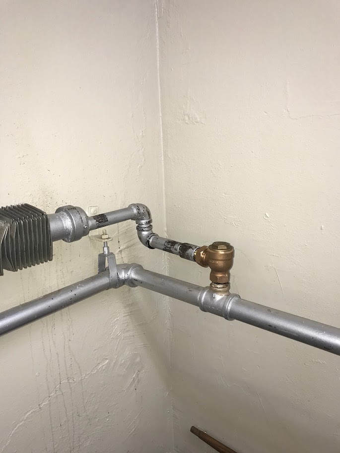 UNCLOGGED THE PIPE AND SYSTEM WORKING FINE
